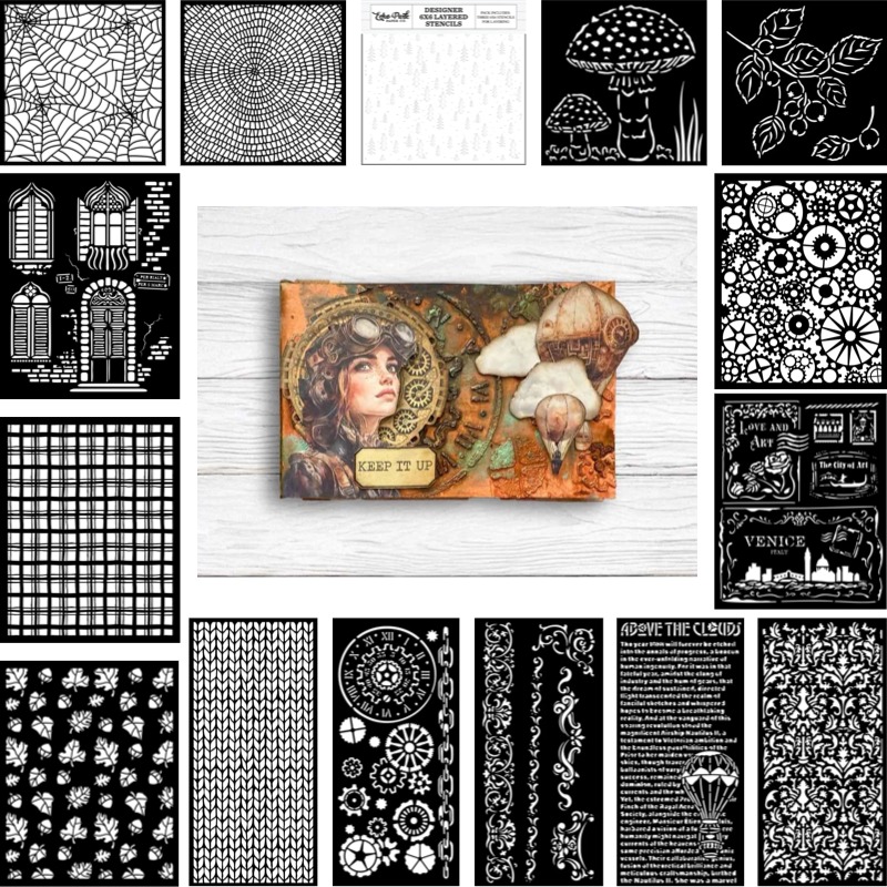 Art Craft Umbrella - Wenecja Miasto Sztuki okna karty Metalowe