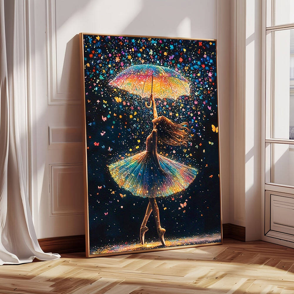 Art Craft Umbrella - EverShine 5D Diamond Painting Dog Cat