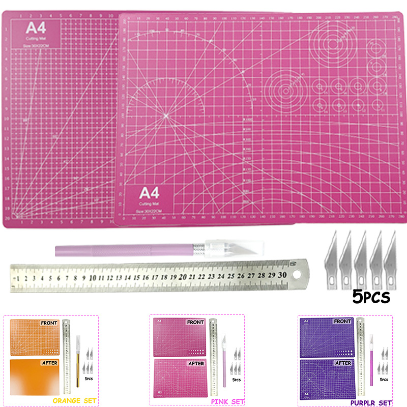 Art Craft Knife - Zestaw mat do cięcia A4 z
