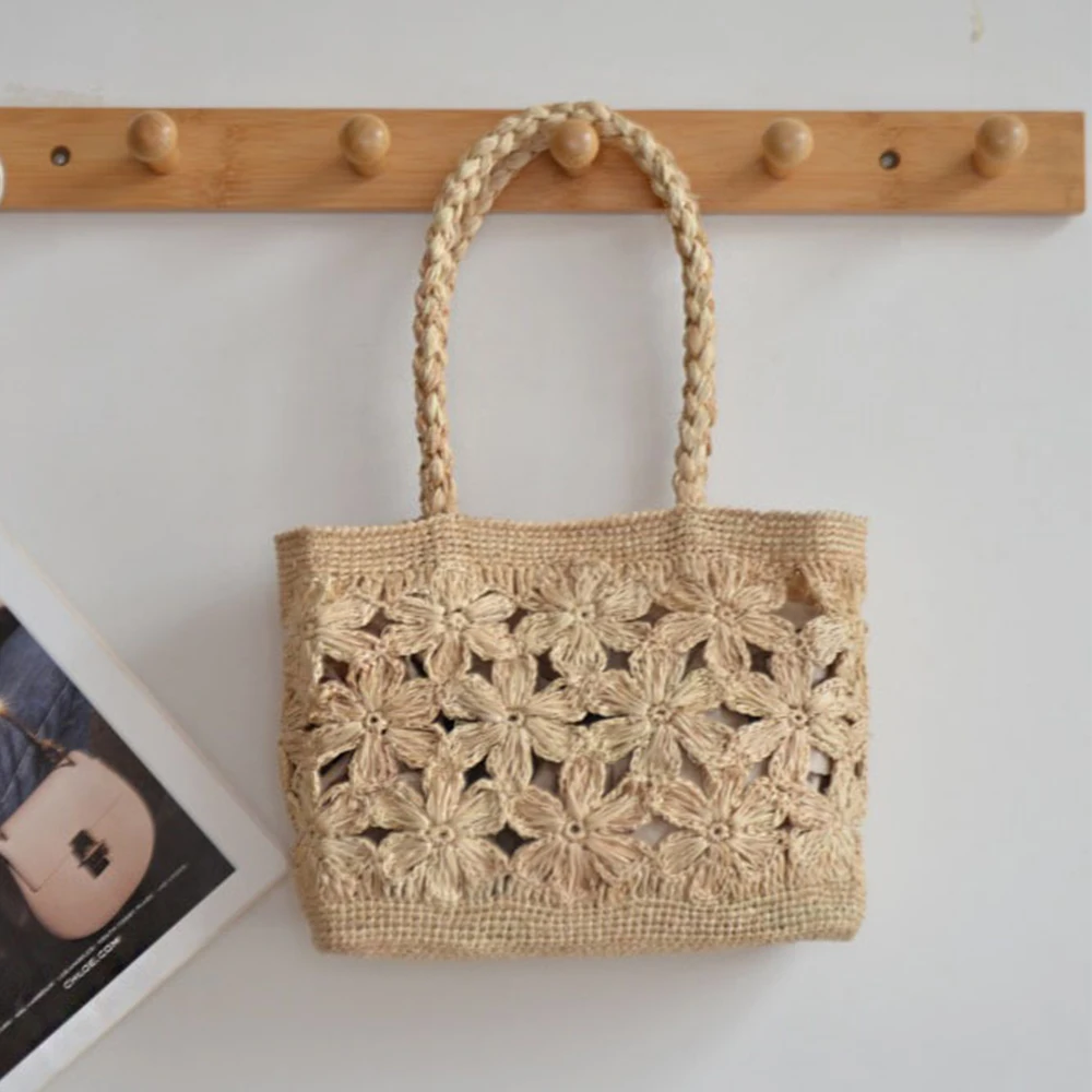 Art Craft Items - Torba słomkowa w stylu boho z