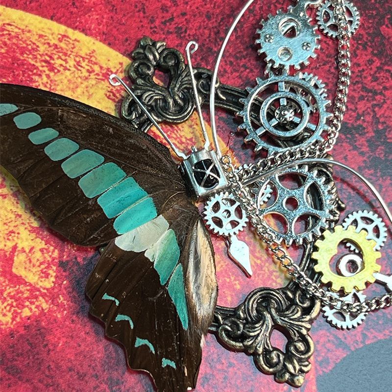 Art Craft With Paper - Zestaw DIY: Ramka Steampunk z Motylem,