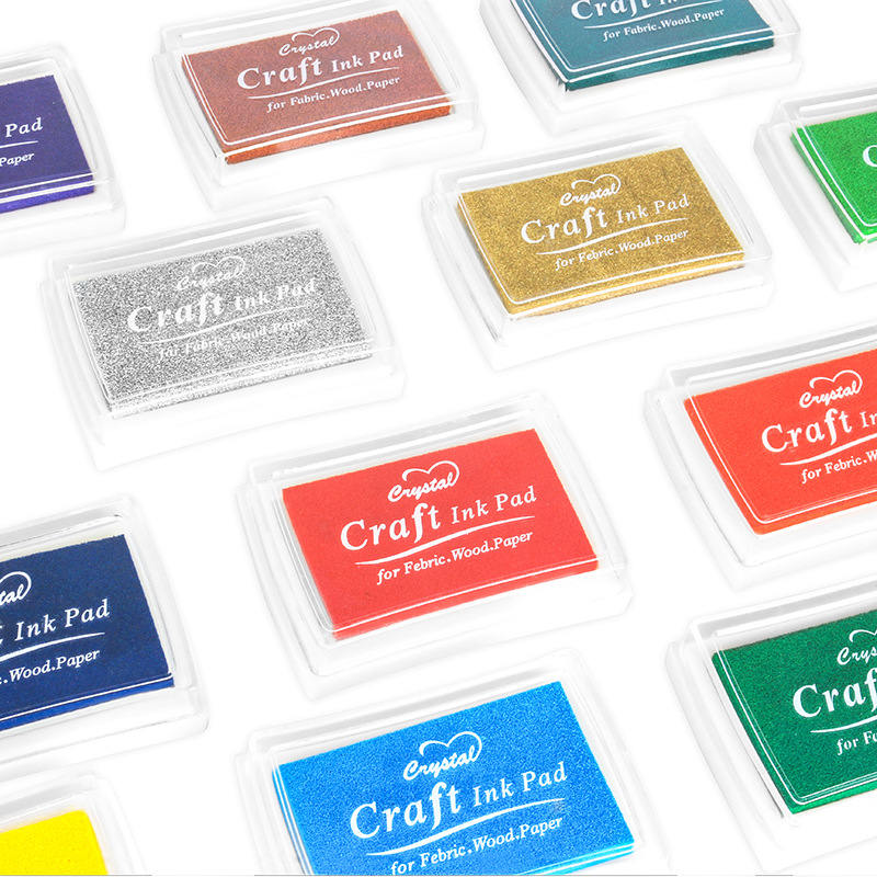 Stamping Ink Pad - Znaczek Inkpad DIY automatyczne farbowanie rolki