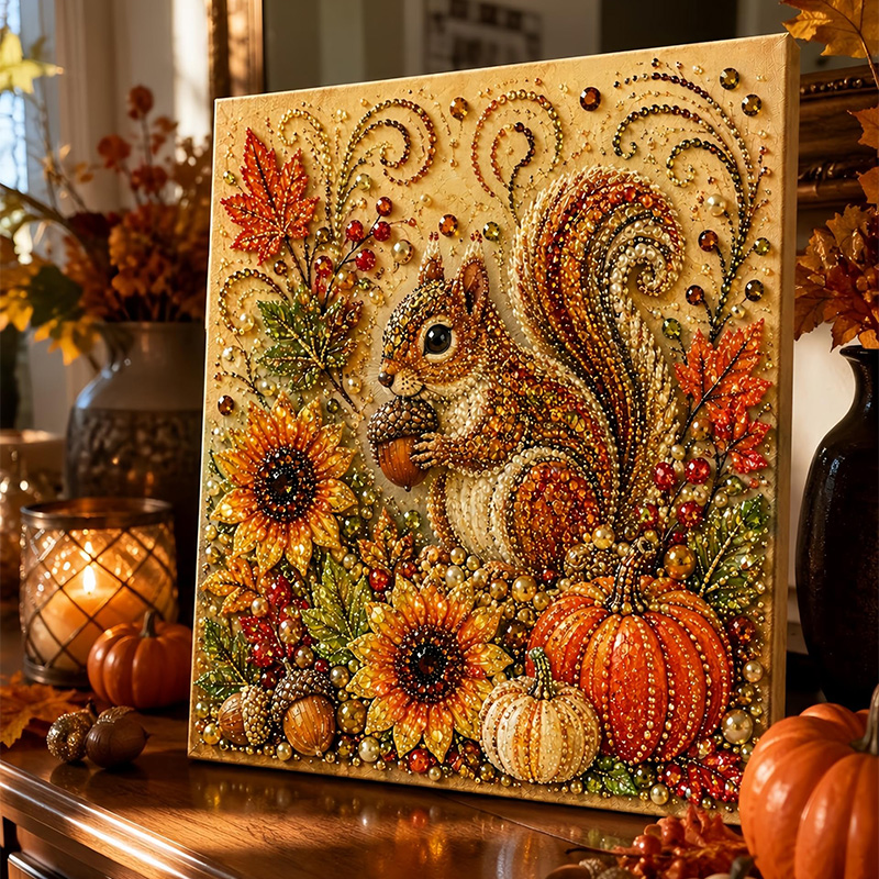 Art And Craft Autumn - Jesienny Zestaw do Malowania Diamentami „Sztuka