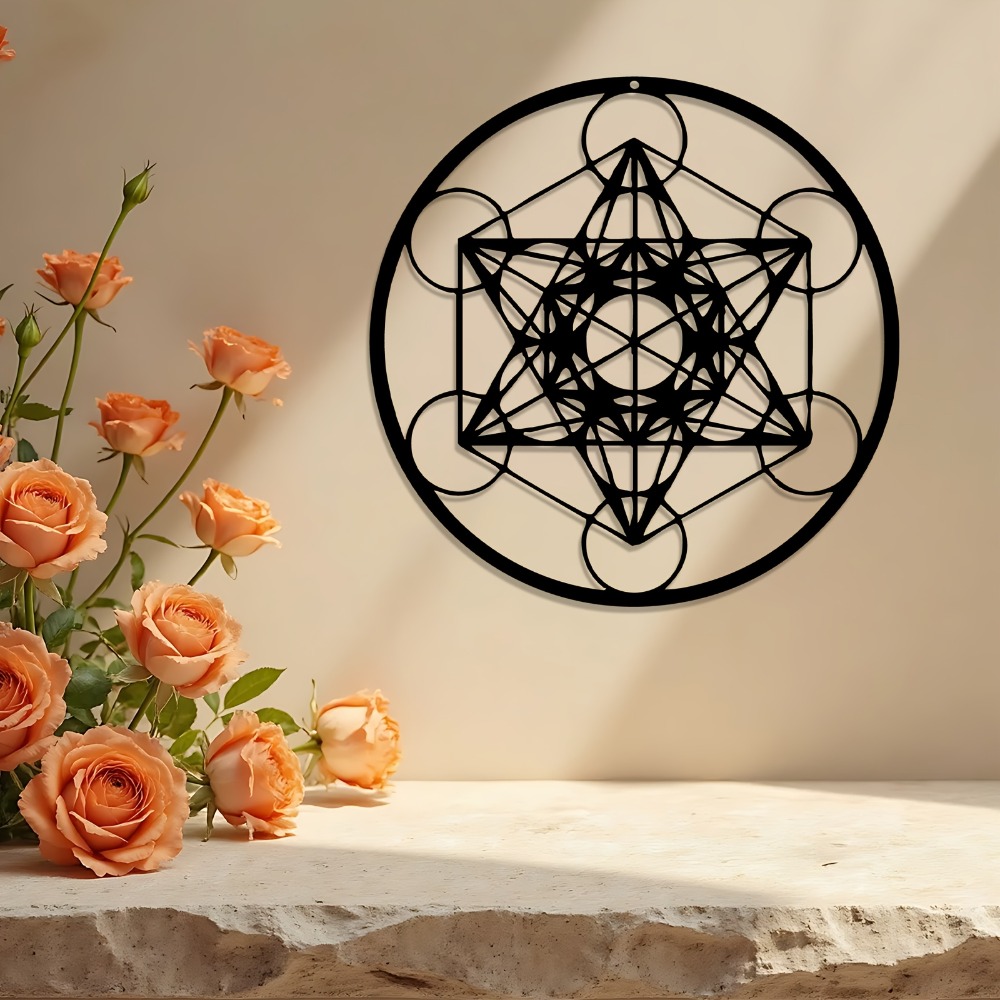 Art Crafting - CIFBUY Metalowa dekoracja ścienna Gwiazda Dawida,