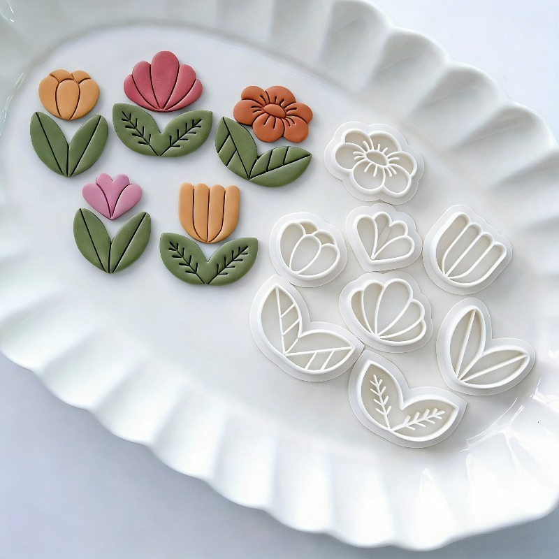 Art Craft Leaves - 8 szt. Wykrawacze do modeliny w
