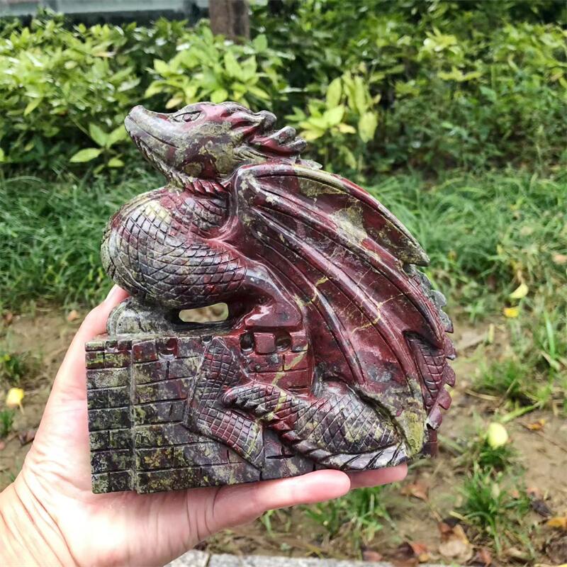 Art Craft Hat - Naturalny Czarny Obsydian Kapelusz Czarodzieja Sowa