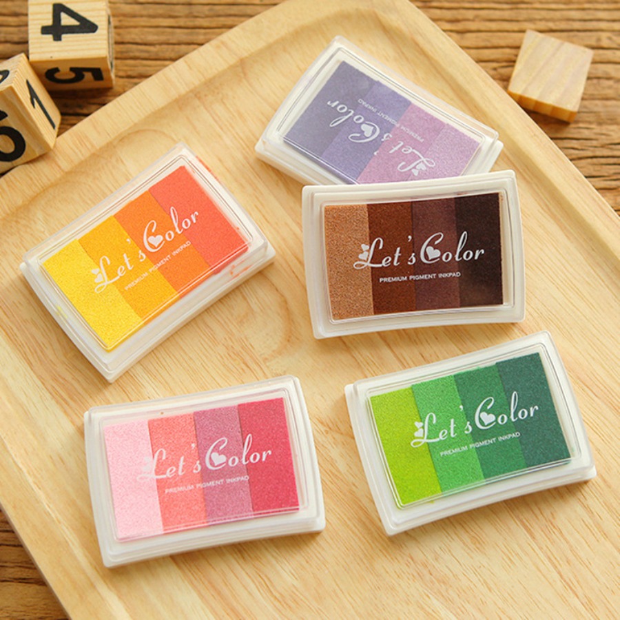 Stamping Ink Pad - Gradientowe kolorowe tusze do stemplowania, urocze