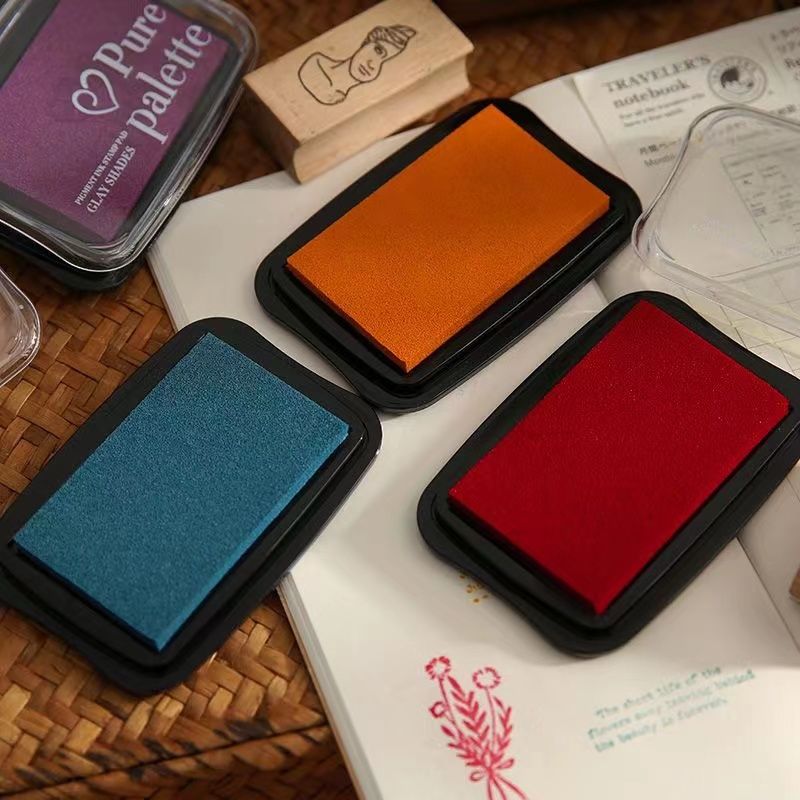 Stamping Ink Pad - 1 szt. Kolorowy tusz w podkładce