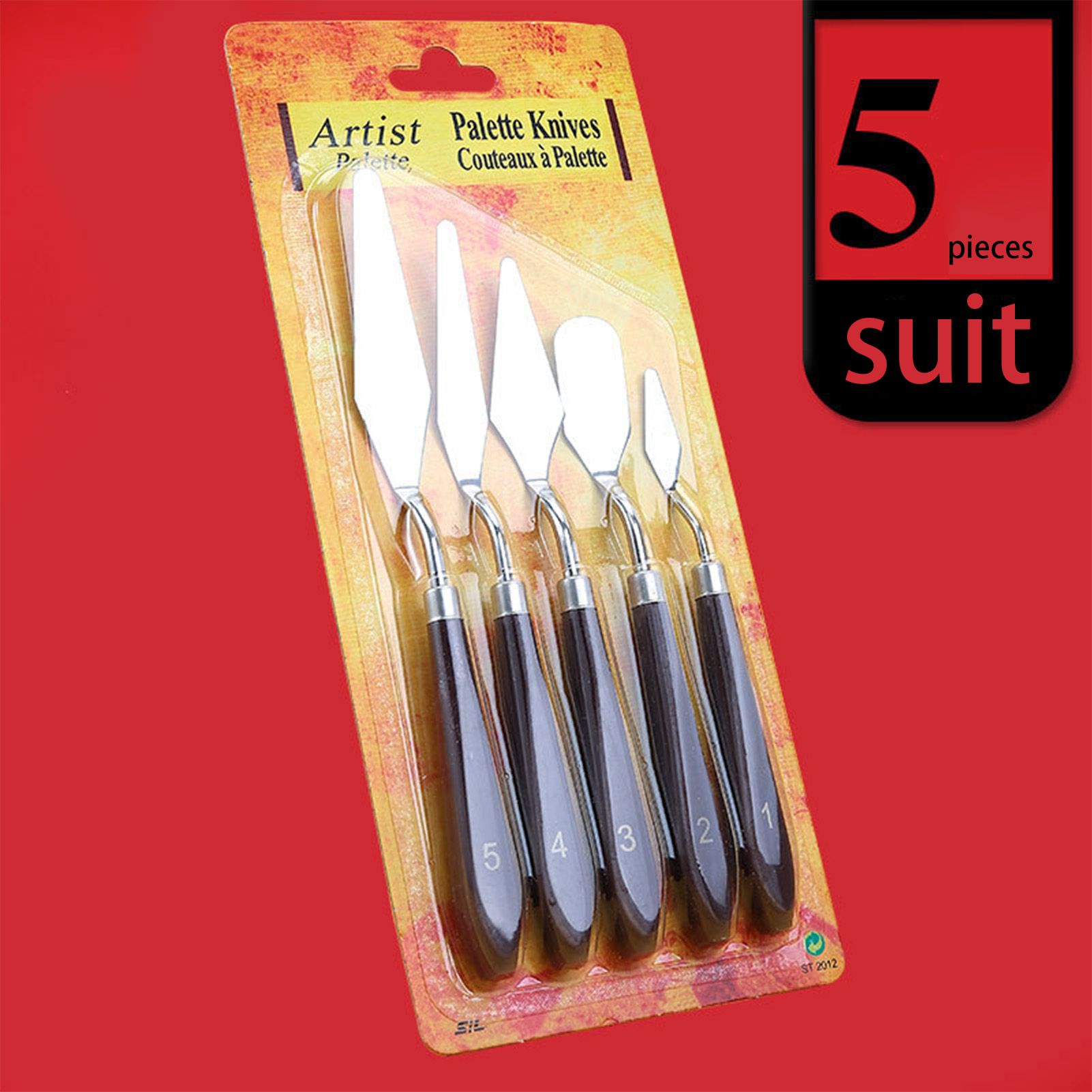 Gouache Paint Set - 5 sztuk szkielec do malowania olejnego