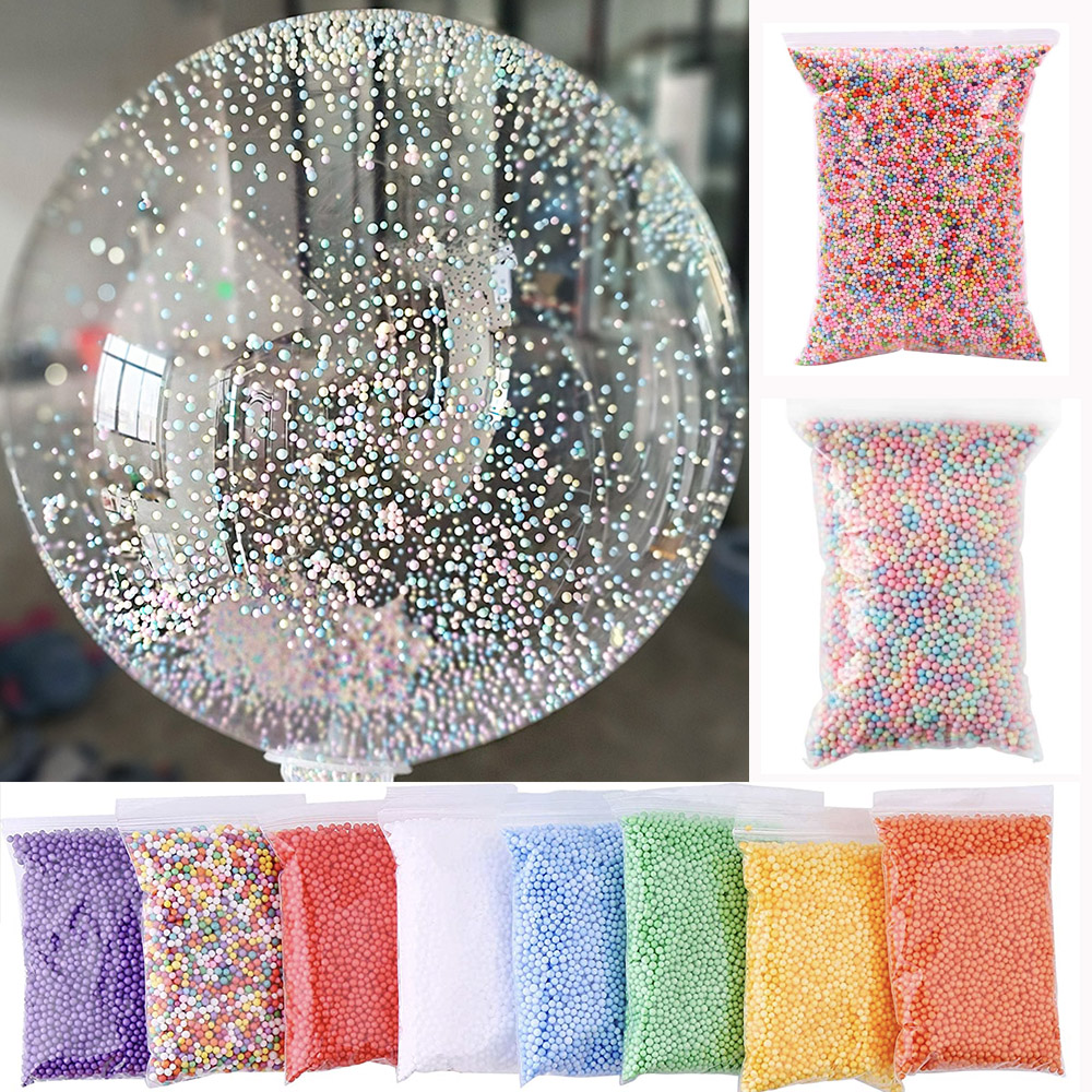 Art Craft Birthday Party - 10g Koraliki z pianki 2.5-3mm Kolorowe