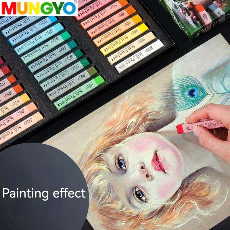 Chalk Pastel Set - MUNGYO 12/24/36/48/72 kolor miękkie pastele/piołki/płyki/fabrykaty nietoksyczne