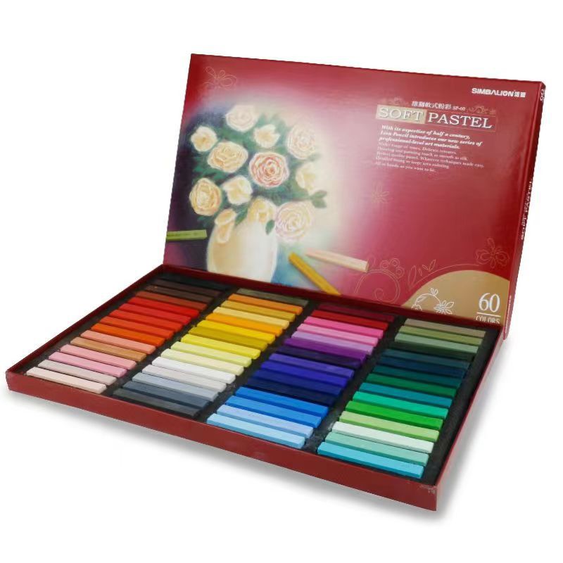 Chalk Pastel Set - Miękka kolorowa kreda studencka 24/36/48/60 proszek