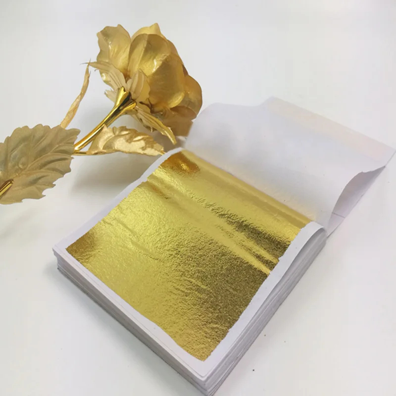 100 szt. Imitacja złota, srebr – Art Craft Leaves recenzja i cena