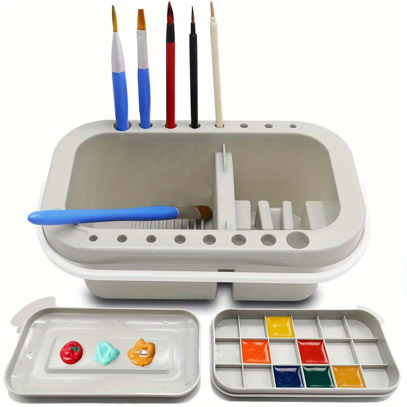 Miska do czyszczenia pędzli 3  – Gouache Paint Set recenzja i cena