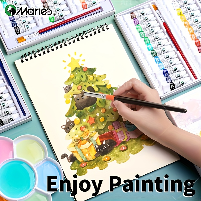 Zestaw farb gwaszowych 36 kolo – Gouache Paint Set recenzja i cena