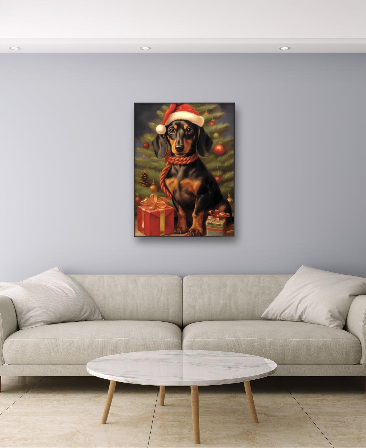 Obraz olejny DIY z jamnikiem,  – Art Craft Simple recenzja i cena