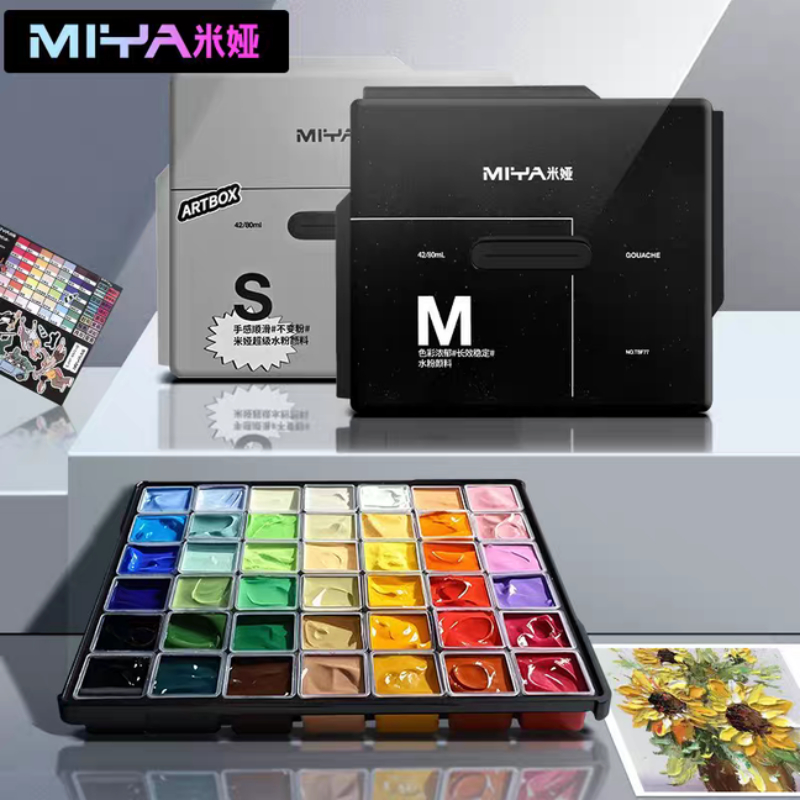 Zestaw farb gwaszowych MIYA Je – Gouache Paint Set recenzja i cena