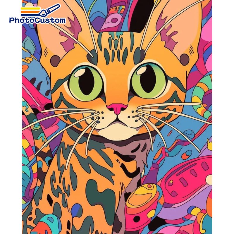 PhotoCustom Obraz Kotka Różowe – Art Craft Easy Ideas recenzja i cena