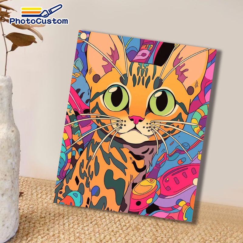 PhotoCustom Obraz Kotka Różowe – Art Craft Easy Ideas recenzja i cena