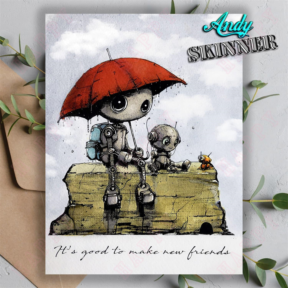 2024 New Friends Stamp Silicon – Art Craft Umbrella recenzja i cena