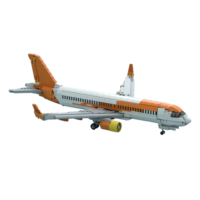 1100 sztuk MOC Easy Jet Airbus – Art Craft Easy Ideas recenzja i cena