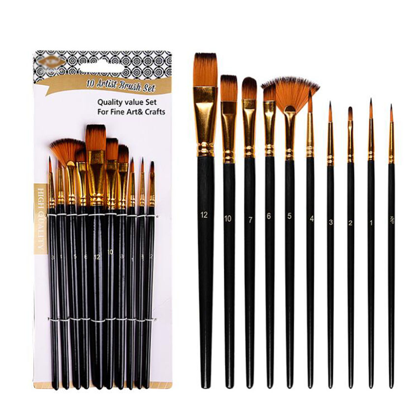 10 sztuk/zestaw pędzle do akwa – Gouache Paint Set recenzja i cena
