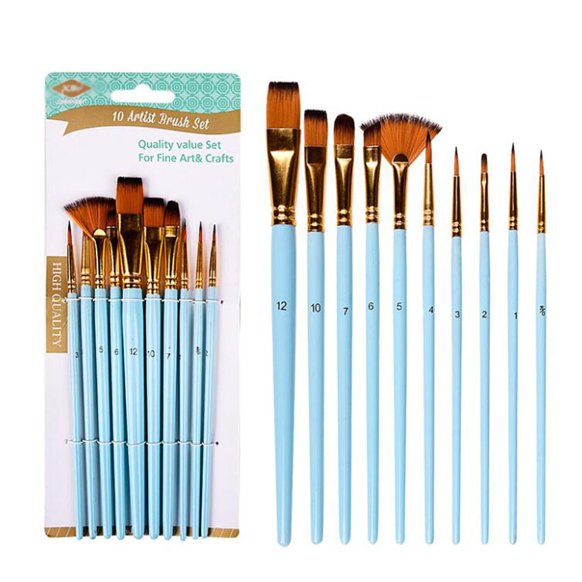 10 sztuk/zestaw pędzle do akwa – Gouache Paint Set recenzja i cena