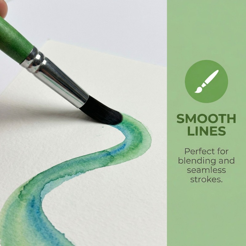 6-częściowy Mini Zestaw Pędzli – Gouache Paint Set recenzja i cena