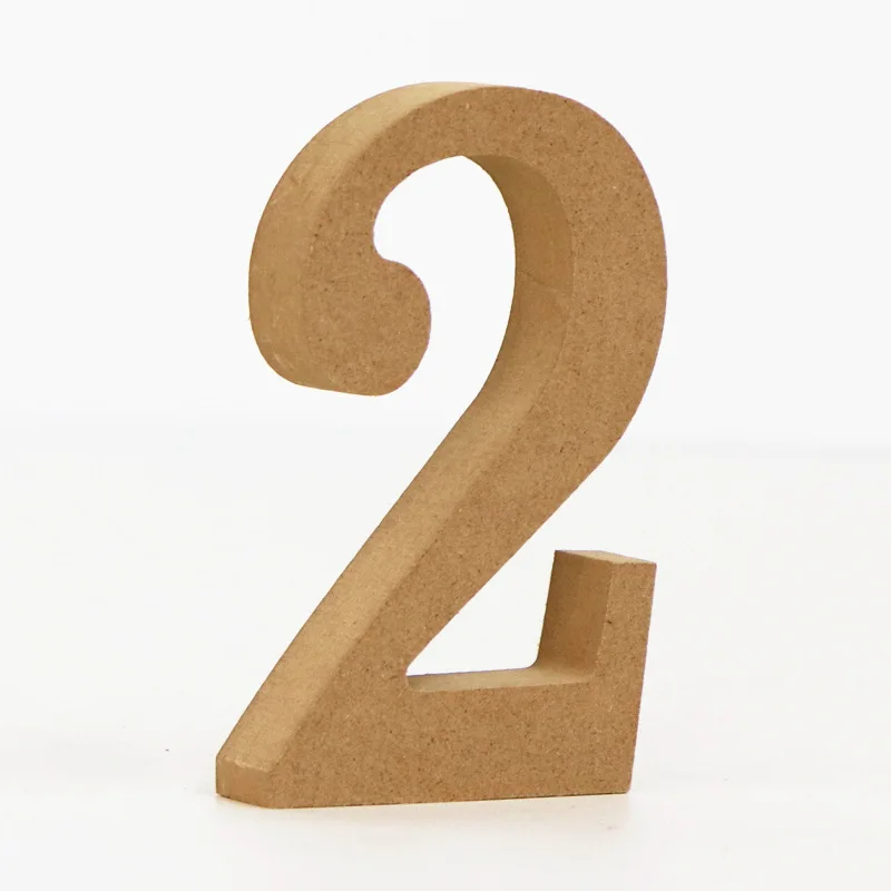 10cm Drewniane Cyfry 0-9 w Kol – Art And Craft Letter Z recenzja i cena