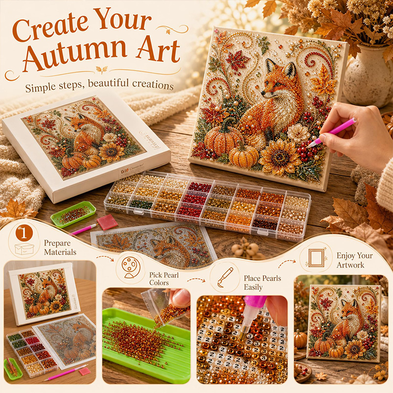 Jesienny Zestaw do Malowania D – Art And Craft Autumn recenzja i cena