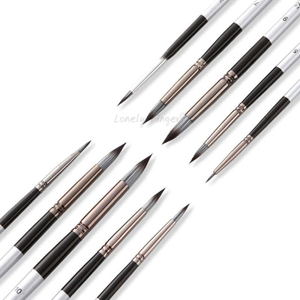 Zestaw 10 okrągłych pędzli do  – Gouache Paint Set recenzja i cena