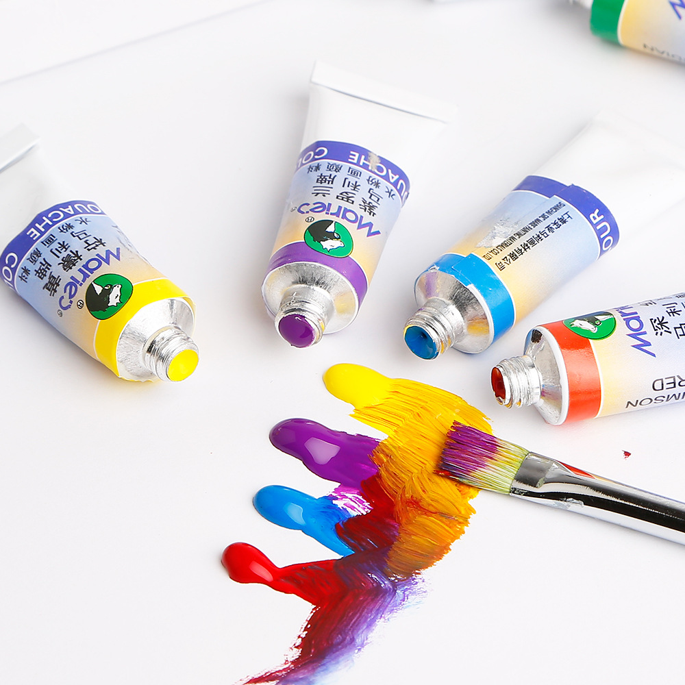 Zestaw farb gwaszowych Maries  – Gouache Paint Set recenzja i cena