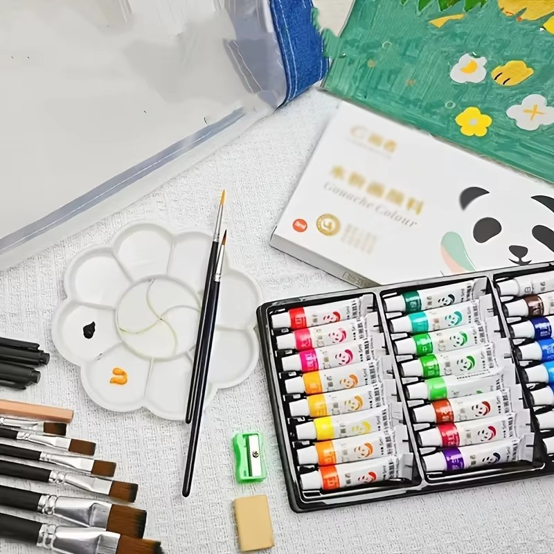 Zestaw farb gwaszowych - jakoś – Gouache Paint Set recenzja i cena