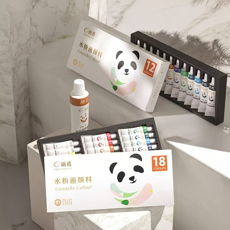 Zestaw farb gwaszowych - jakoś – Gouache Paint Set recenzja i cena