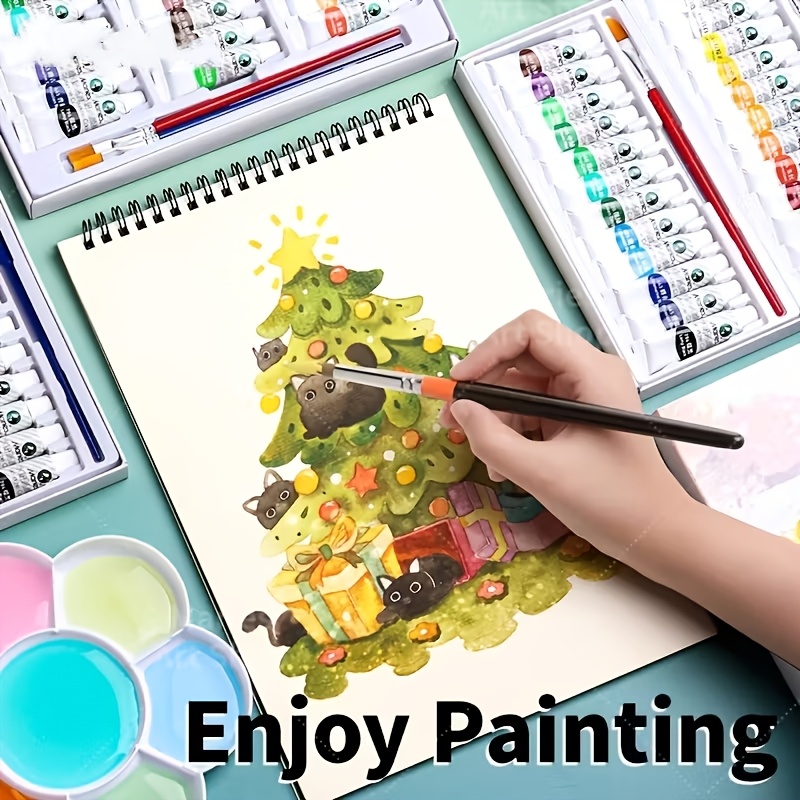 Zestaw farb gwaszowych - jakoś – Gouache Paint Set recenzja i cena