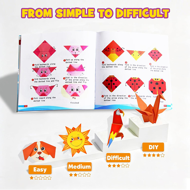 Zestawy do origami, książka z  – Art Craft With Paper recenzja i cena