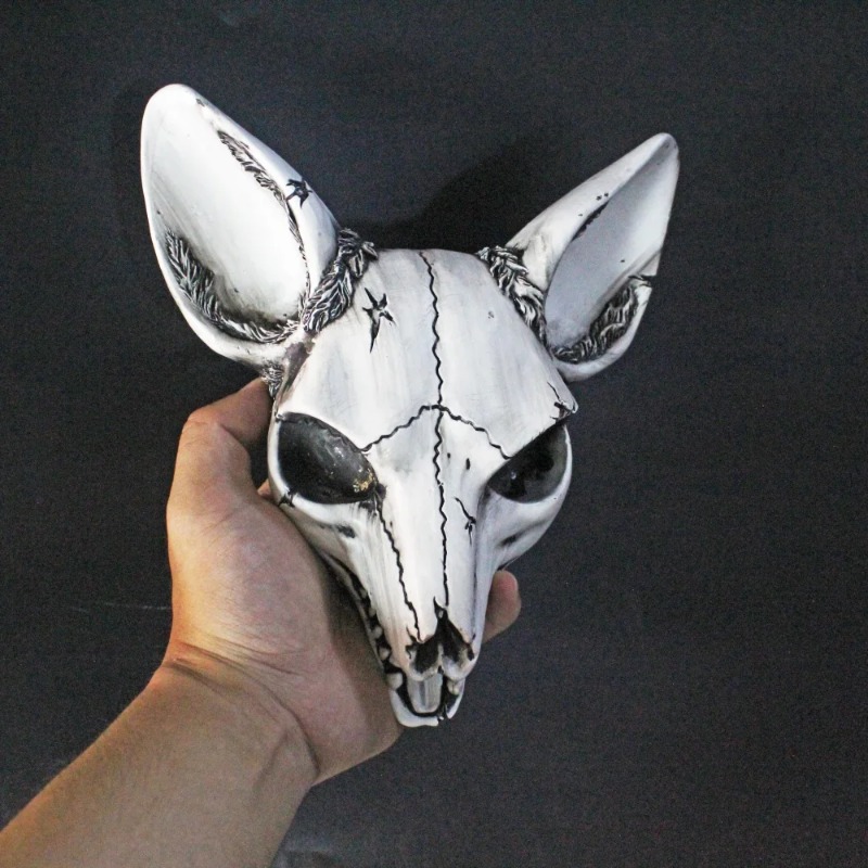 Stereo Fox Skull Wall Hanging  – Art Craft Bar recenzja i cena