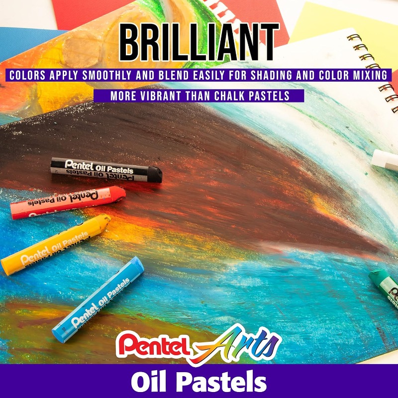 Zestaw pasteli olejnych Pentel – Chalk Pastel Set recenzja i cena