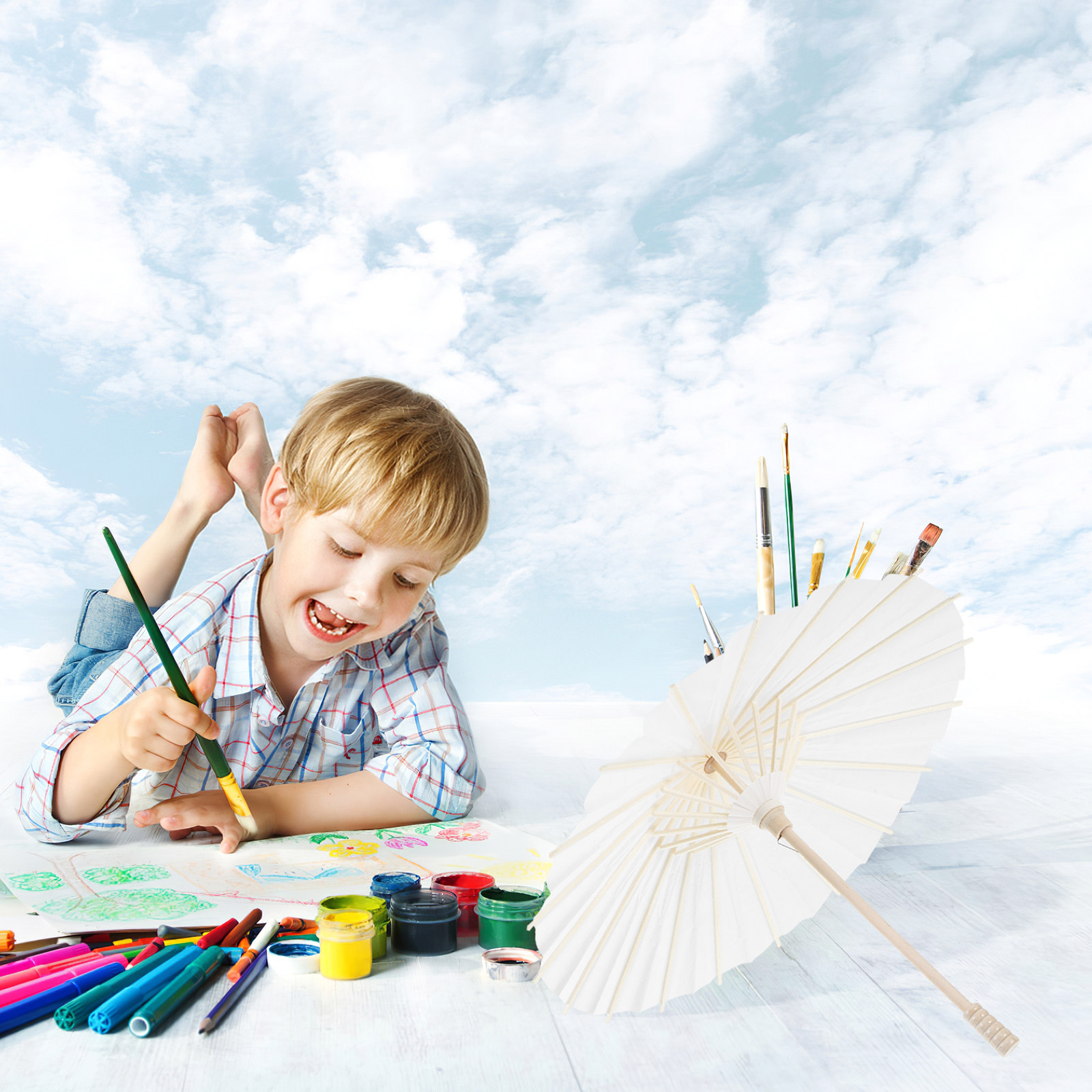 Pusty parasol papierowy do sam – Art Craft Umbrella recenzja i cena