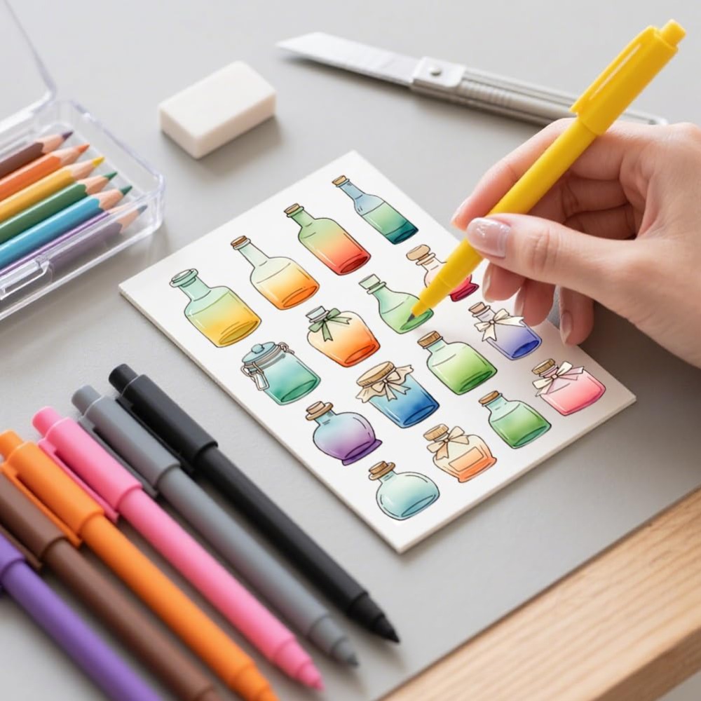 Różne szablony stempli z motyw – Stamping Ink Pad recenzja i cena