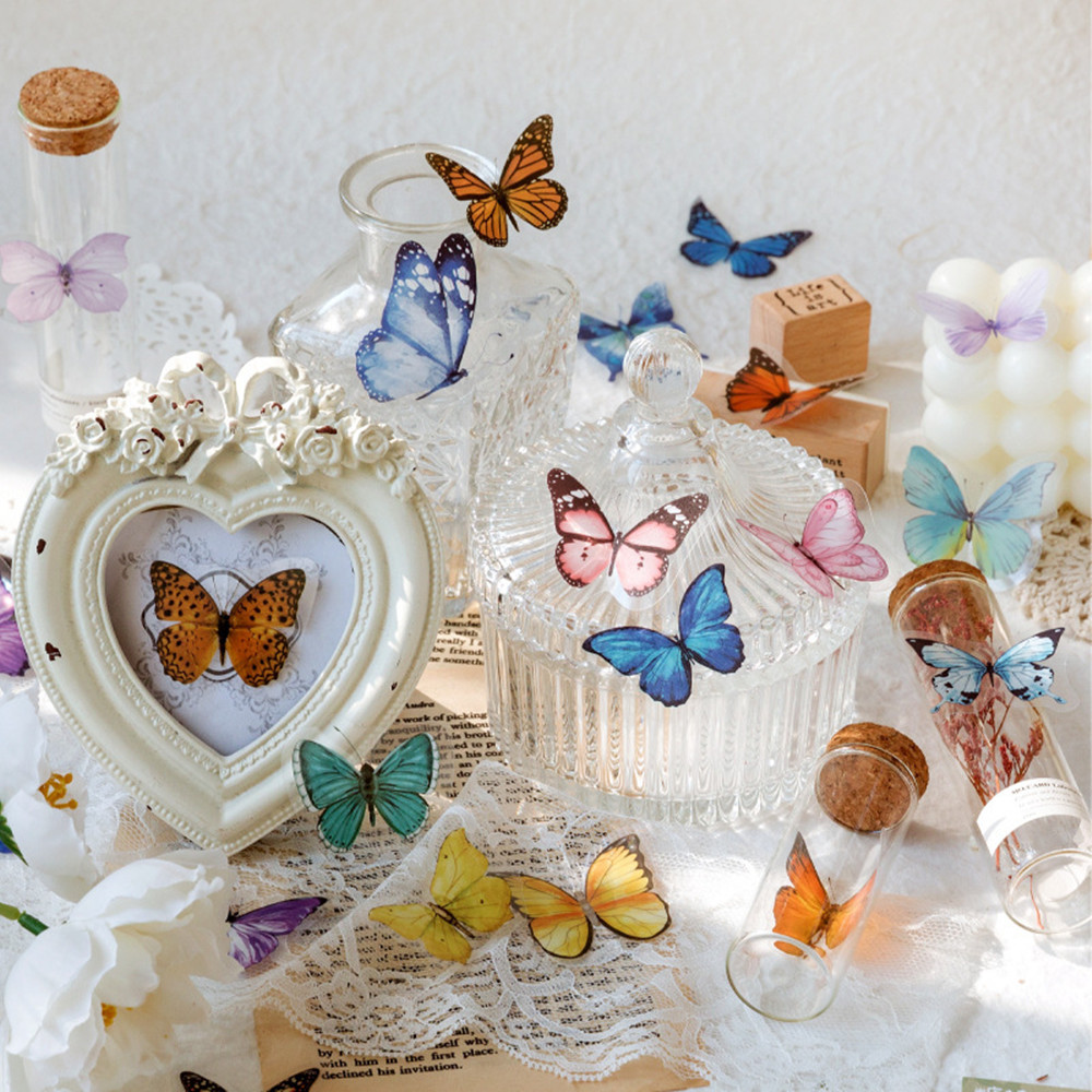 40 sztuk/worek naklejki motylk – Art Craft Items recenzja i cena